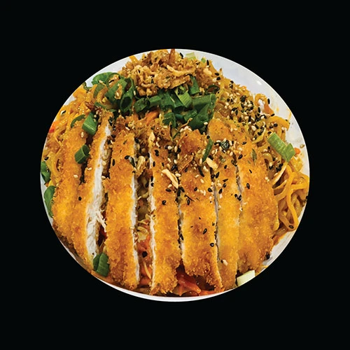 Yaki Katsu Noodles (Chicken Or Pork)